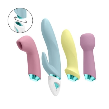 Zestaw wibrator masażer satisfyer fabulous four x4