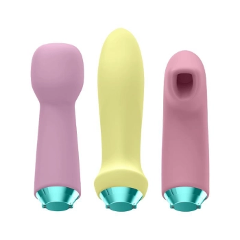 Zestaw wibrator masażer satisfyer fabulous four x4