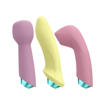 Zestaw wibrator masażer satisfyer fabulous four x4