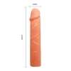 Dildo elastyczne giętkie realistyczny wygląd 19 cm