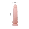 Realistyczne żylaste dildo z przyssawką 21 cm