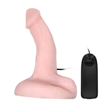 Realistyczne silikonowe dildo z wibracjami penis