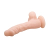 Realistyczne dildo przyssawką żylasty penis 21 cm