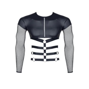 męski t-shirt black S