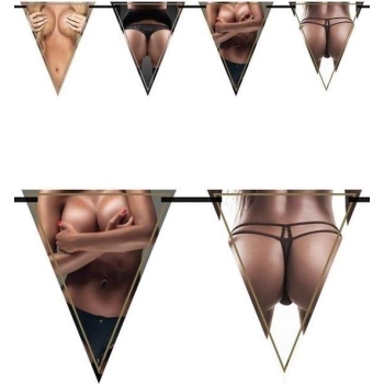 Birthday Garlands Woman - Flagbanner