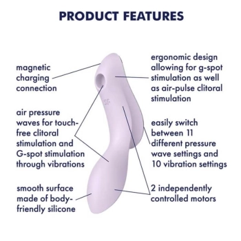 Wibrator-Curvy Trinity 2 (violet)