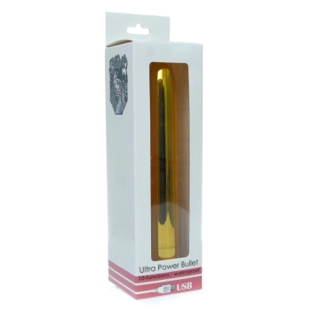 Ultra Power Bullet USB 10 functions Glossy Gold