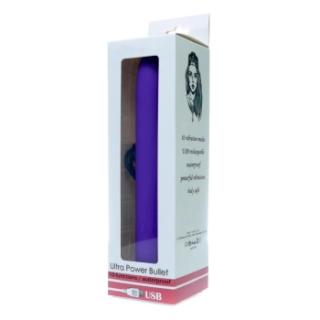 Ultra Power Bullet USB 10 functions Matte Purple