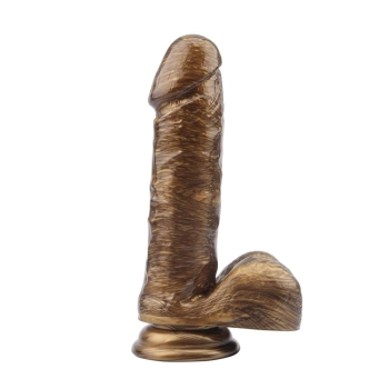 Dildo realistyczne członek jądram przyssawka 19 cm