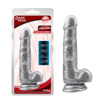 Dildo realistyczne jak penis przyssawka jądra 19cm