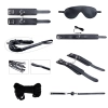 Secret Desires Black BDSM Kit 8pcs