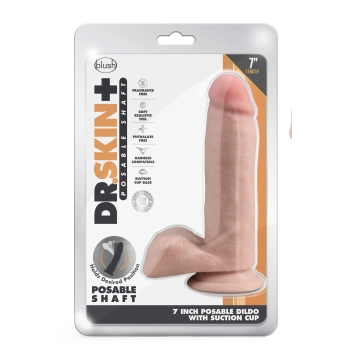 Duży miękki realistyczny penis z przyssawką 17 cm