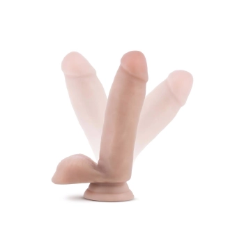 Duży miękki realistyczny penis z przyssawką 17 cm