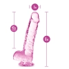 Realistyczne dildo Naturally Yours 15 cm różowe Blush