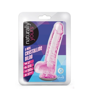 Realistyczne dildo Naturally Yours 15 cm różowe Blush