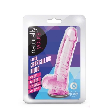 Realistyczne dildo Naturally Yours 15 cm różowe Blush