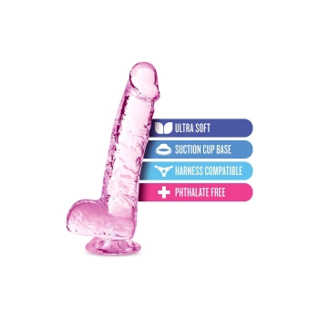 Realistyczne dildo Naturally Yours 15 cm różowe Blush