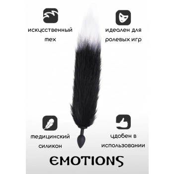 Korek ogon Butt Plug with Tail Emotions Furry