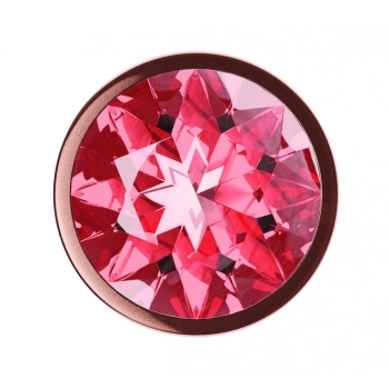 Plug-Butt Plug Diamond Ruby Shine L Rose Gold