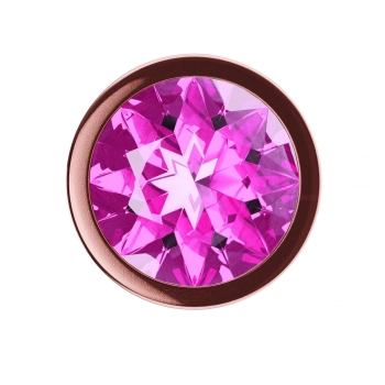 Plug-Butt Plug Diamond Quartz Shine S Rose Gold