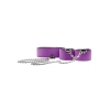 Reversible Collar and Wrist Cuffs - Purple