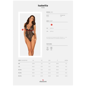 Bielizna-Isabellia body L/XL