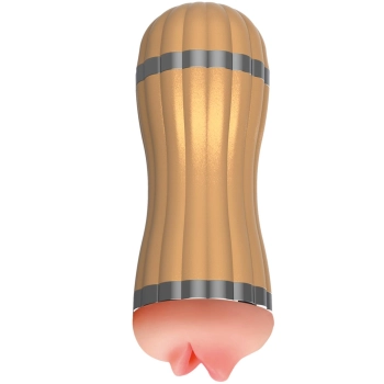 Masturbator podwójny z 2 silnikami 36 funkcji USB