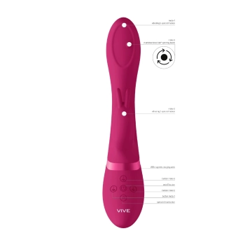 Wibrator masażer - Spinning G-spot Rabbit - Pink