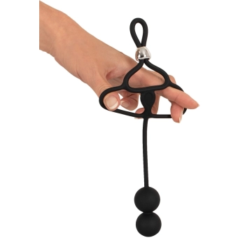 REBEL Triple Ball/Cock Ring wi