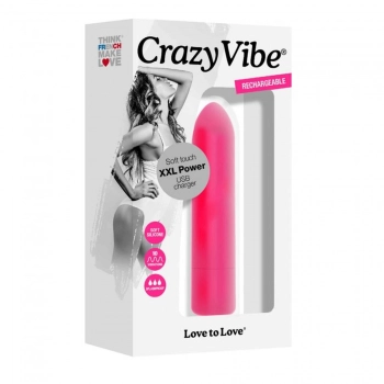 Mini Wibarator Crazy Vibe - Danger Pink