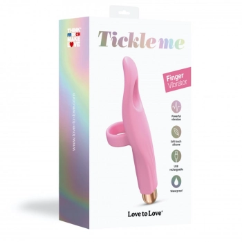 Masażer łechtaczki tickle me - baby pink