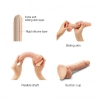 Realistyczne dildo sliding skin vanilla m