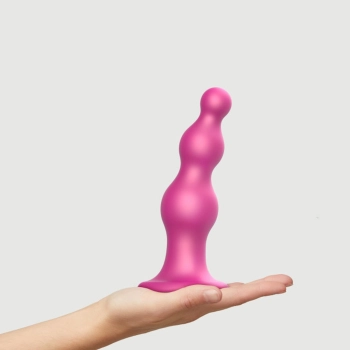 Dildo różowe do strap-ona ostry sex silikonowy