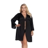 LAURA black robe XL+ (czarny szlafrok)