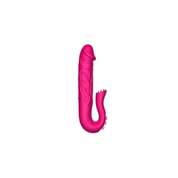 Realistic Tongue Stimulating Dildo Vibrator