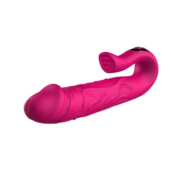 Realistic Tongue Stimulating Dildo Vibrator