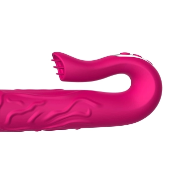 Realistic Tongue Stimulating Dildo Vibrator