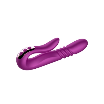 Deluxe Twirling Vibrating Thruster PURPLE