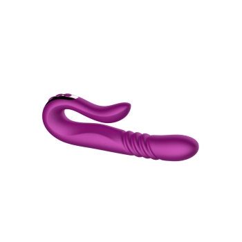 Deluxe Twirling Vibrating Thruster PURPLE