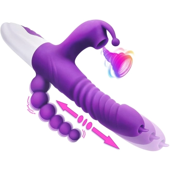 Triple Stimulation Thrusting Vibrator