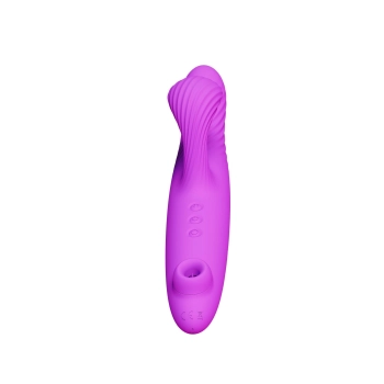 3 in 1 Thrusting Vibrator PURPLE