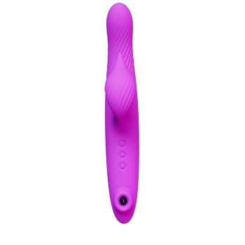 3 in 1 Thrusting Vibrator PURPLE