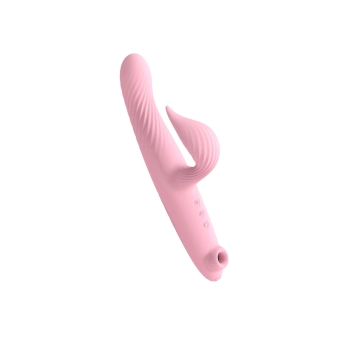 3 in 1 Thrusting Vibrator PINK