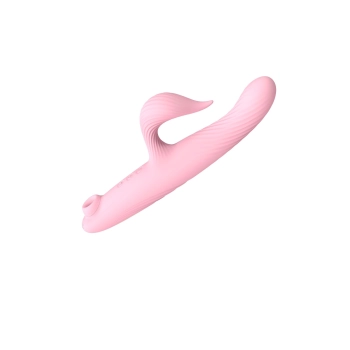 3 in 1 Thrusting Vibrator PINK