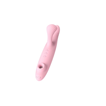 3 in 1 Thrusting Vibrator PINK