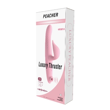 3 in 1 Thrusting Vibrator PINK