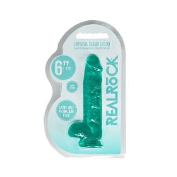 Zielone dildo do penetracji pochwy i anusa 17 cm